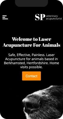 Acupuncture for Animals Mobile Phone Site