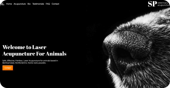 Acupuncture for Animals Desktop Site